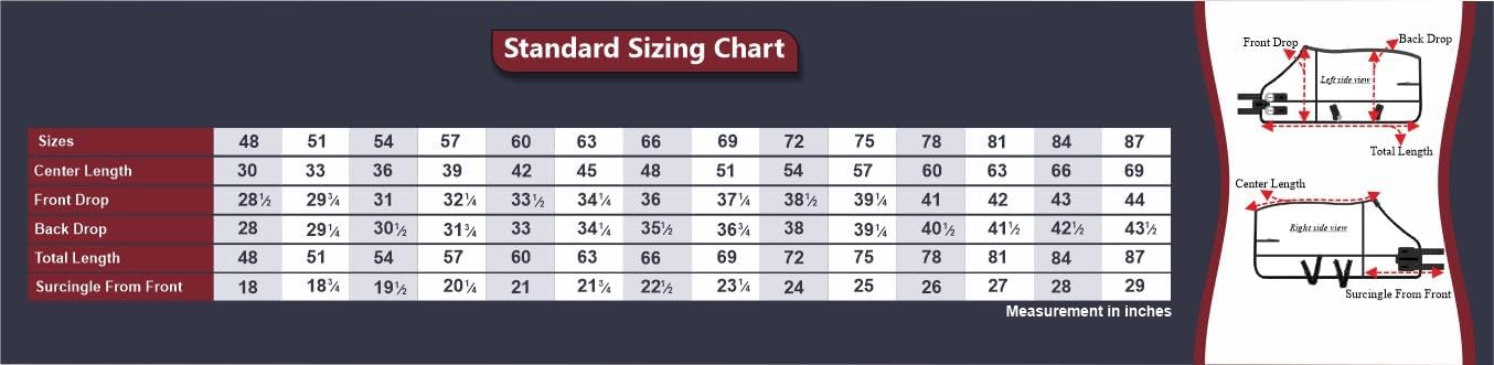 TuffRider Comfy Mesh Fly Sheet | UV Protection Horse Sheet, Standard Neck, 130 Grams Breathable Polyester Mesh