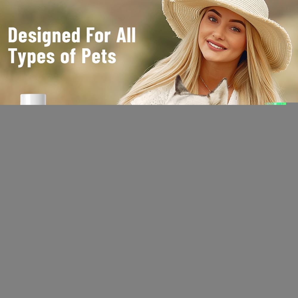 Pet Shampoo for Dogs - Plant-Based Dog Shampoo Cleanser - Dog Wash Pet Supplies for Pets with Lavender and Chamomile Scent - Safe and Gentle Sensitive Skin Dog Shampoo - Made in The USA 16oz