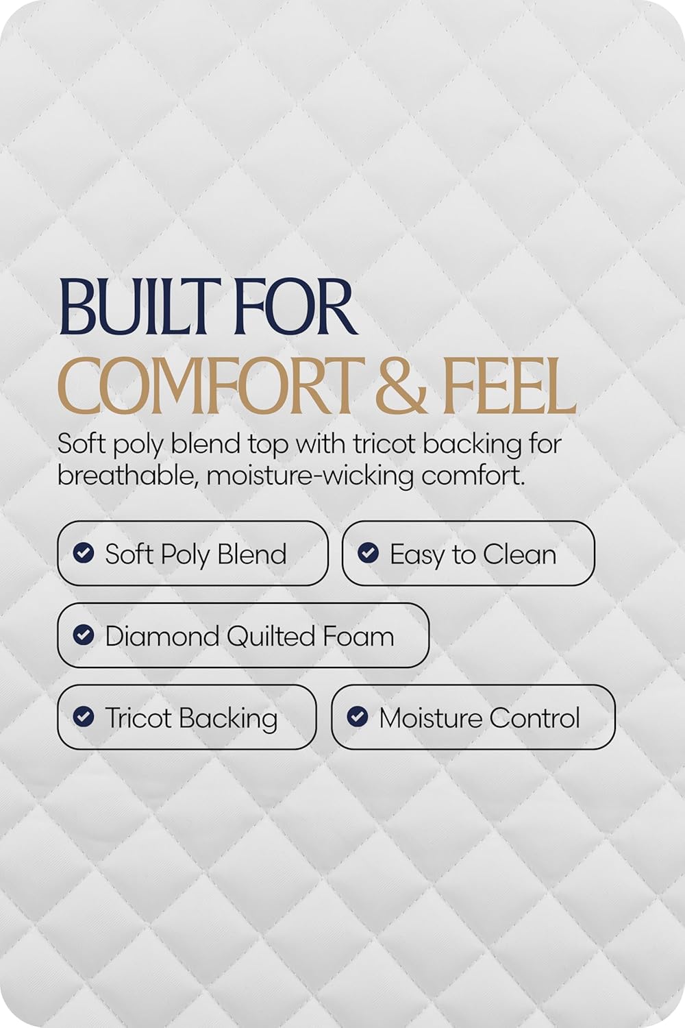 Equinavia Harstad Dressage Saddle Pad | Classic & Durable | Moisture-Wicking Tricot Backing