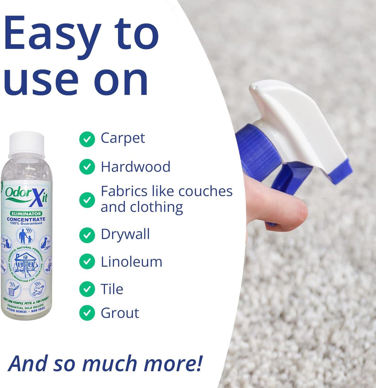 Concentrated Pet Urine Odor Eliminator, Ideal for Cat, Dog Poo and Urine Smell, Versatile & Natural Odor Neutralizer for Home and Outdoor Use, Deodorizer & Absorber, Concentrate, 4oz