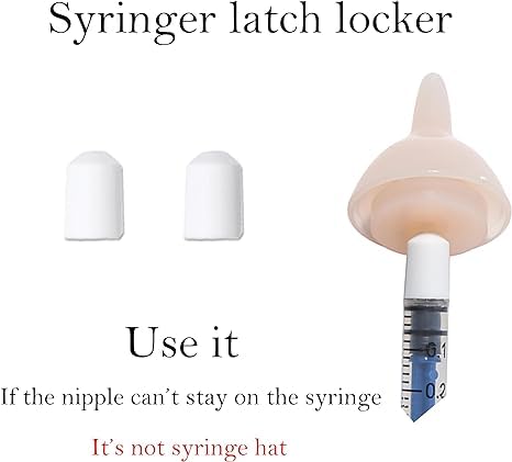 Silicone Feeding Nipples and Syringes for Newborn Kittens, Puppies, Small Animals, Rabbits Dongdong pet