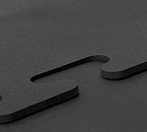 American Floor Tiles - Heavy Duty Stall Tiles - Stable/Horse Tiles - Thick, Durable Rubber Flooring Solid Black 6' x 10' Set 1/2" Thick (15 Tiles Total)