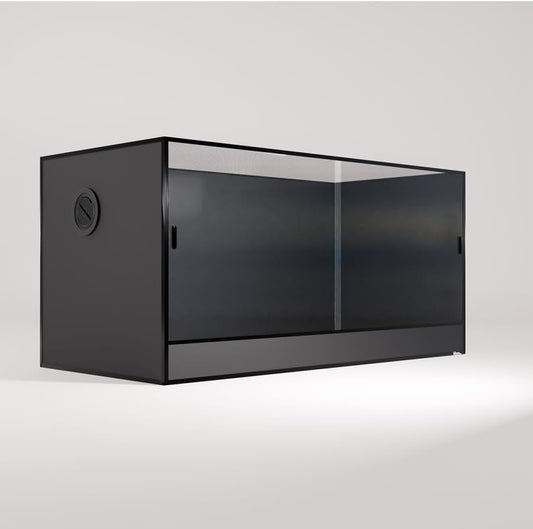 120 Gallon Reptile Enclosure-Black 48"x24"x24"