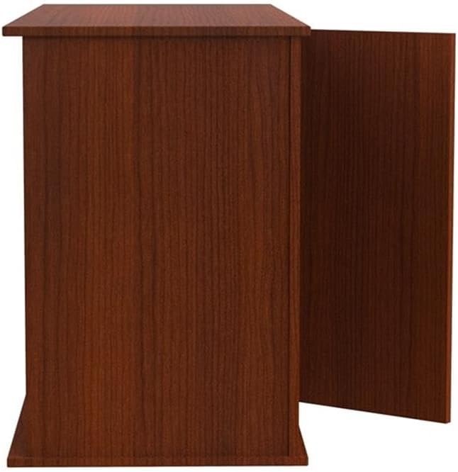 Pemberly Row Engineered Wood 75/90 Gallon Serene Cherry Upright Aquarium Stand