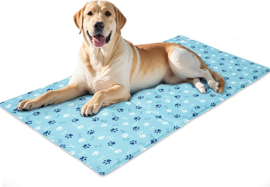 Ownpets Dog Cooling Mat, X-Large 43 x 27 Inch Thick and Waterproof Cooling Pad for Summer, Water-Filled Pet Mat for Large Dogs, Leakproof Design for Crate, Bed, Sofa, Floor and Car Seat