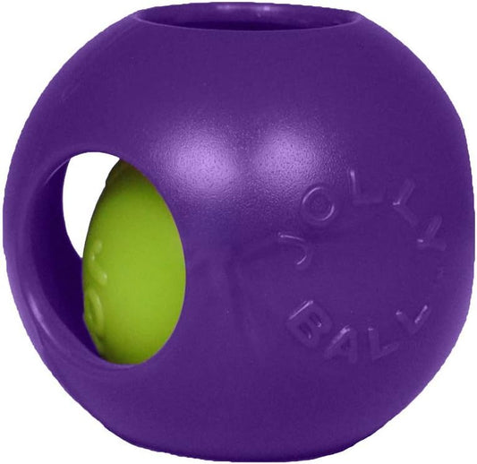 Jolly Pets Teaser Ball Dog Toy, Extra Large/10 Inches, Purple, X - Large/10 Inches (1510 PR)