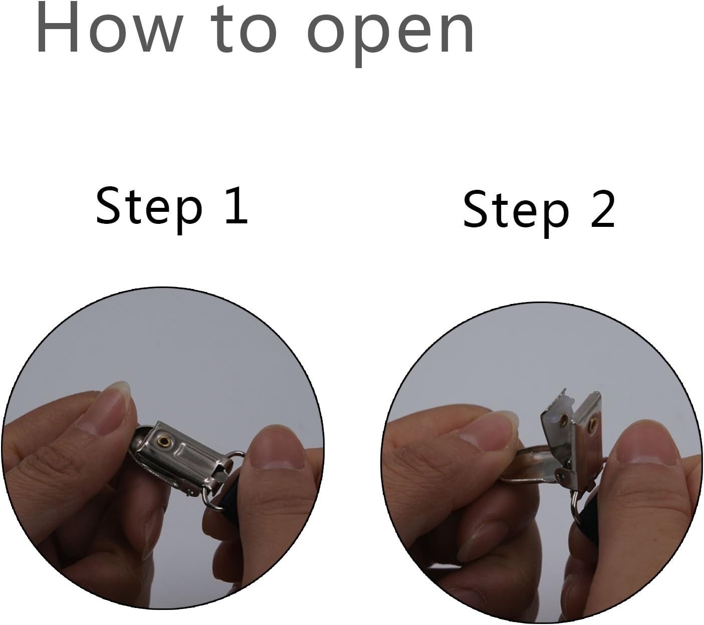 Loosco [4 Packs Elastic Adjustable Women's Boot Straps Pant Stirrups with Extra Heavy Sturdy Clip