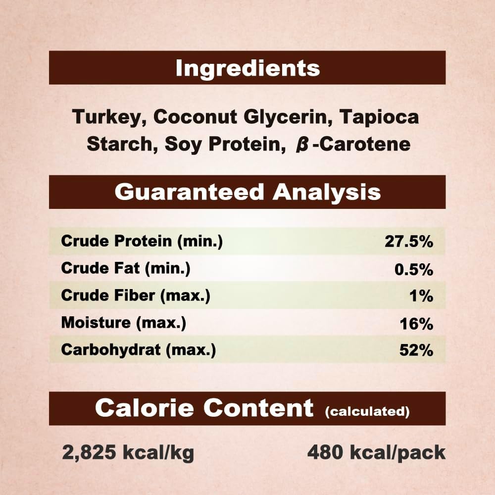 AFreschi Turkey β-Carotene Stick Dog Treats – 6 oz, USA-Sourced Trukey, All-Natural, Hypoallergenic, Low-Fat, Healthy & Easily Digestible, Puppy & Training Snack