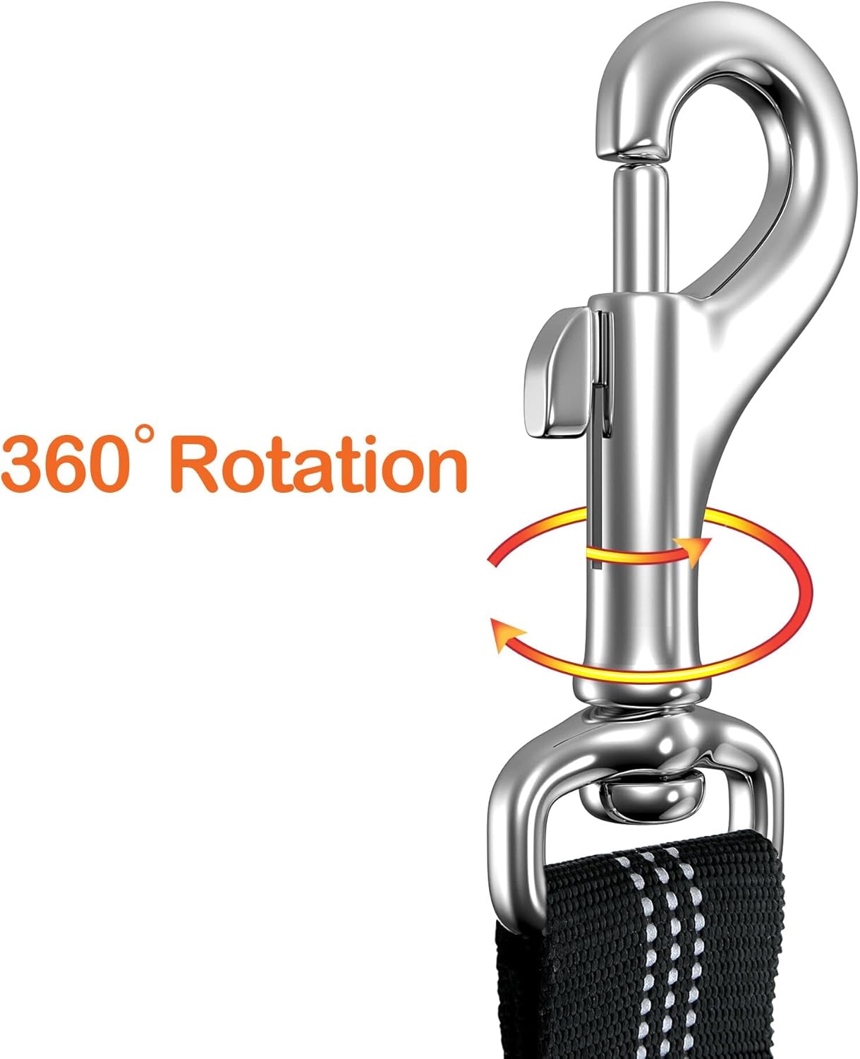 2 Piece Set Dog Seat Belt - Retractable Car Seatbelts, Adjustable Pet Restraint for Vehicle Headrest, Heavy Duty, Elastic & Durable Harness