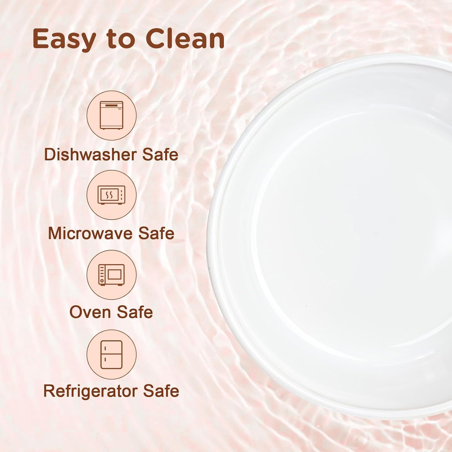 SPUNKYJUNKY Ceramic Dog Bowls Dog Bowl Set with Acacia Wood Stand Raised Dog Bowl Dog Food and Water Bowl for Small Medium Sized Dog (18.5cm)