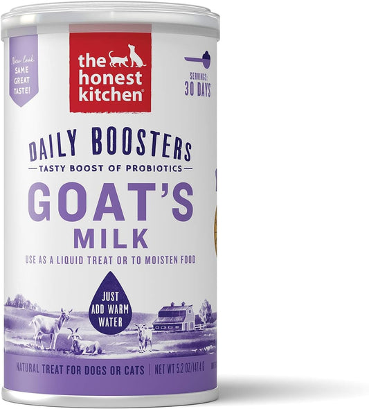 The Honest Kitchen Human Grade Instant Goat's Milk with Probiotics for Dogs and Cats, 5.2 Ounces