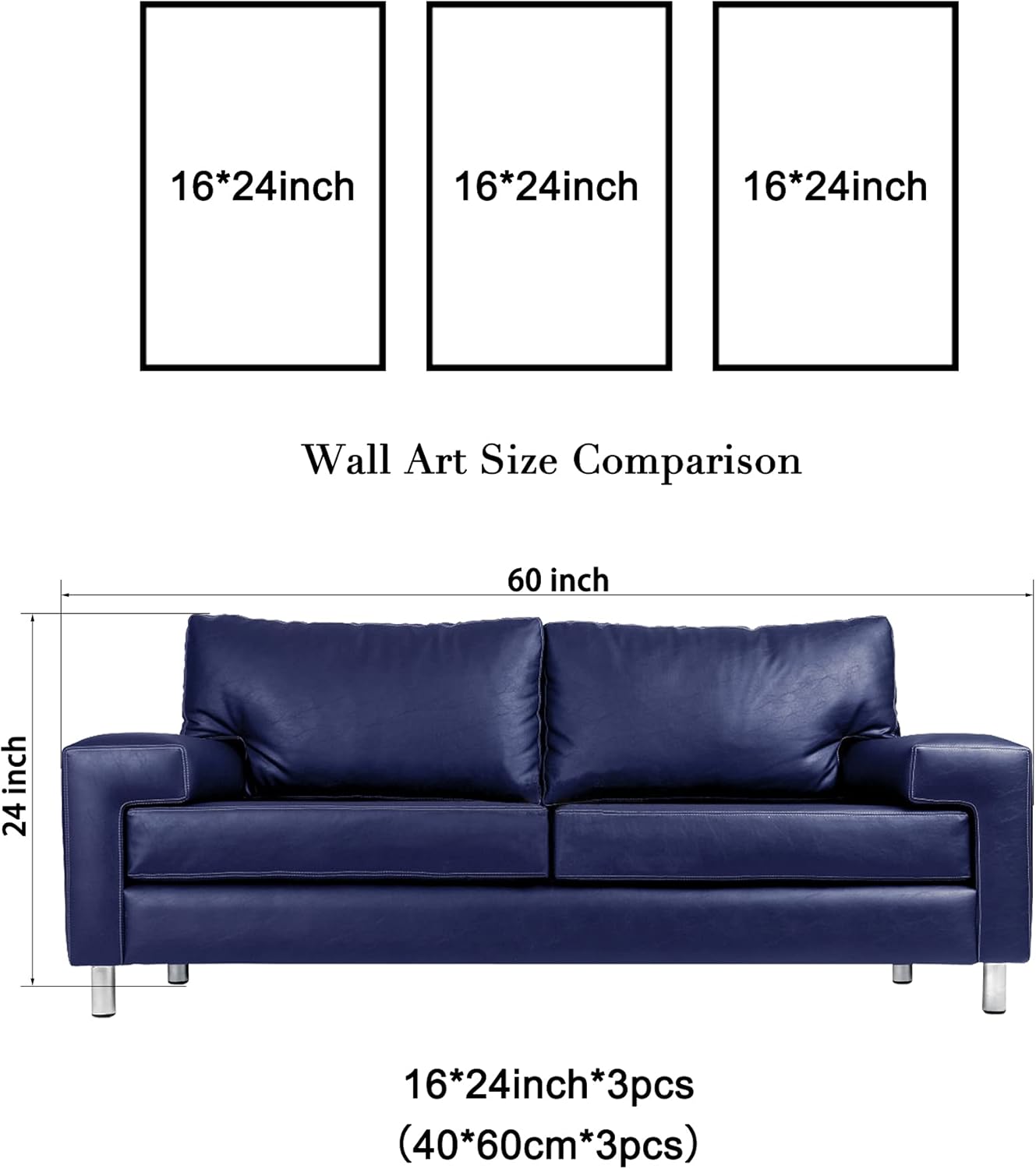 Wieco Art 3 Piece Red Forest Waterfalls Canvas Prints Wall Art for Living Bedroom Room Home Decorations Modern Gallery Wrapped Landscape Tree Oil Paintings Reproduction Pictures Artwork