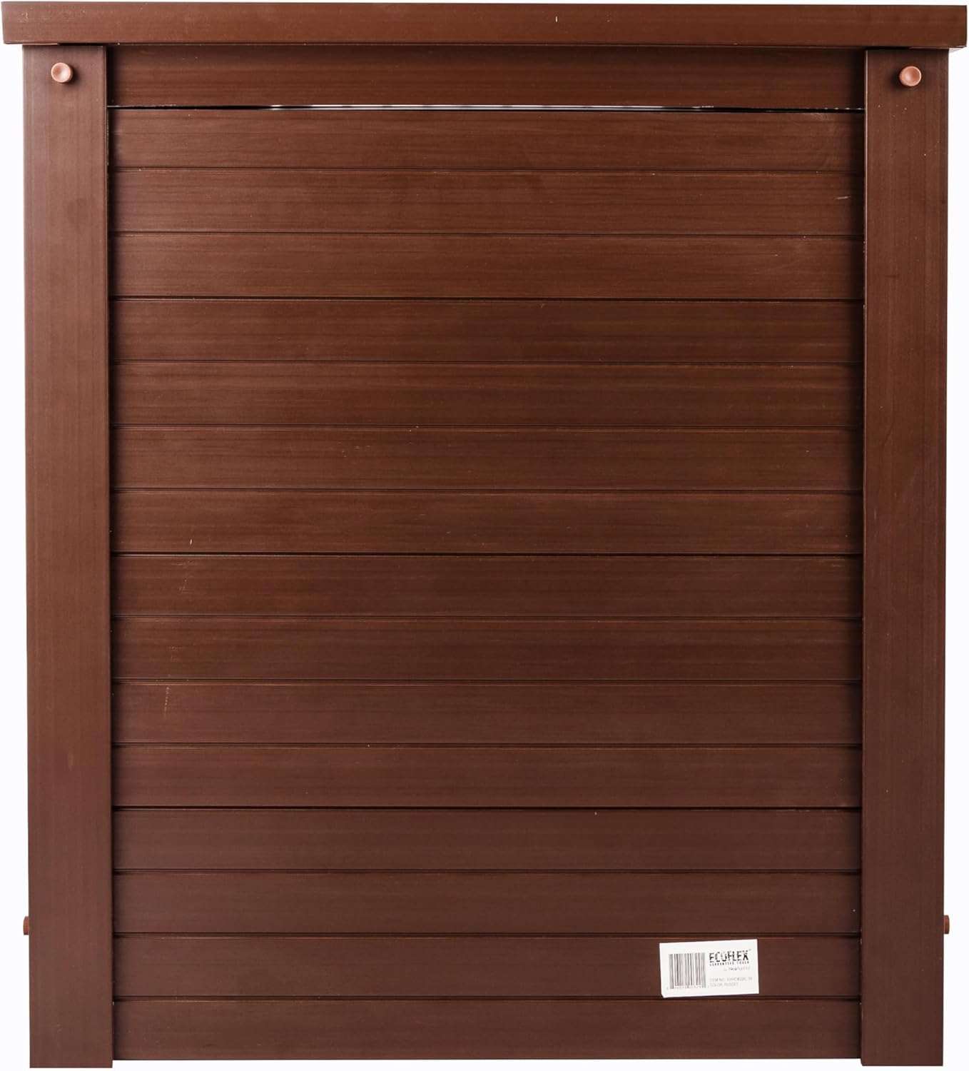 New Age Pet ECOFLEX Dog Crate End Table - Furniture-Style Pet Crate for Crate Trained Dogs - Stainless Steel Tubing & a Latched Closure - 10 Year Manufacturer's Warranty, X-Large, Brown