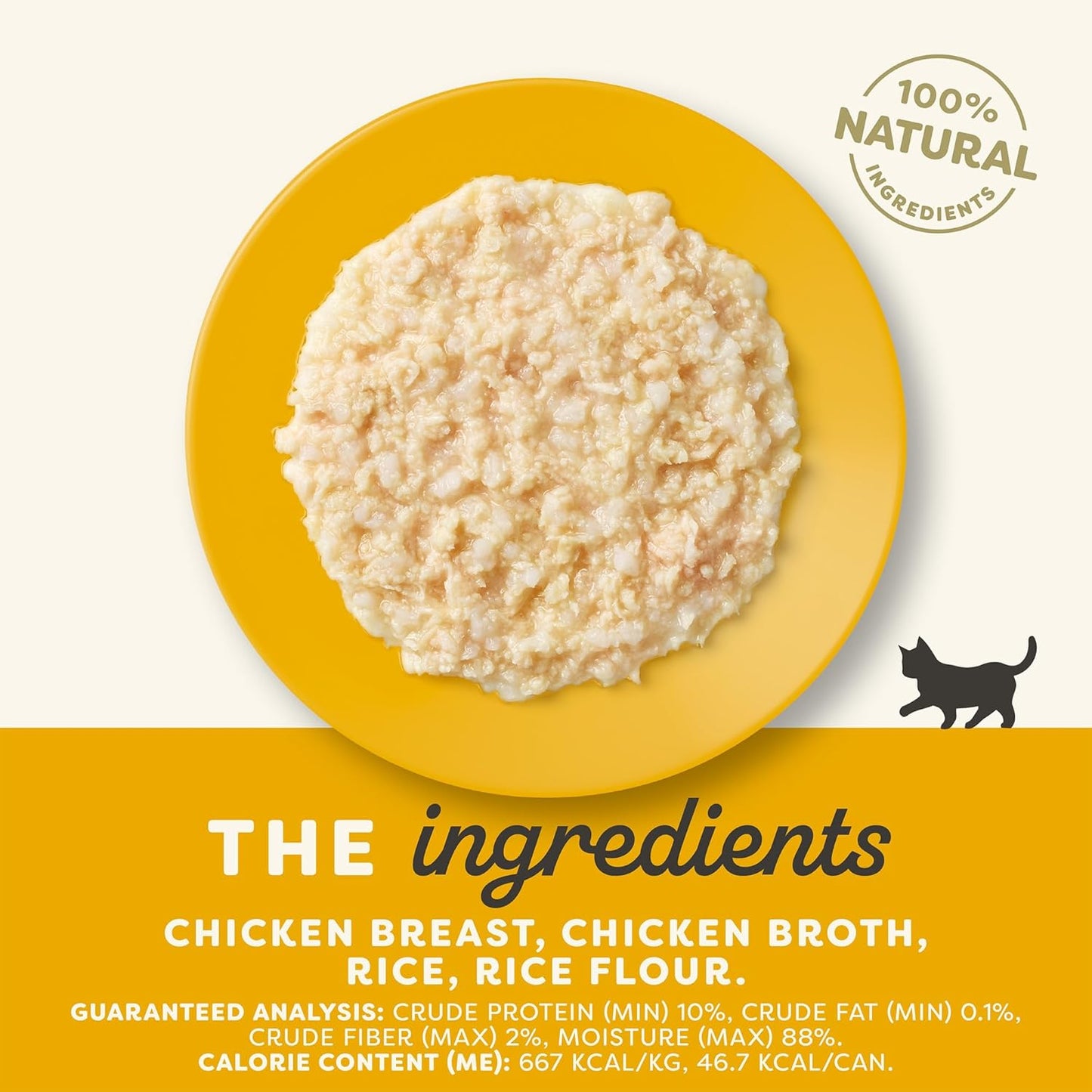 Applaws Natural Wet Kitten Food in Broth, Limited Ingredient Canned Wet Kitten Food, No Additives, Made with Natural Ingredients, Chicken Breast in Broth (24 x 2.47oz Cans)