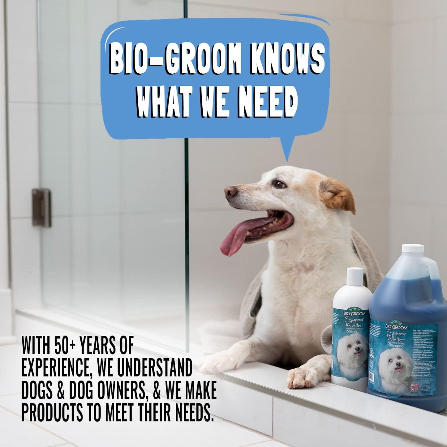 Bio-Groom Groom'n Fresh Dog Shampoo – Odor Eliminating, Dog Bathing Supplies, Puppy Wash, Cat & Dog Grooming Supplies, Cruelty-Free, Made in USA, Dog Products – 12 fl oz 1-Pack