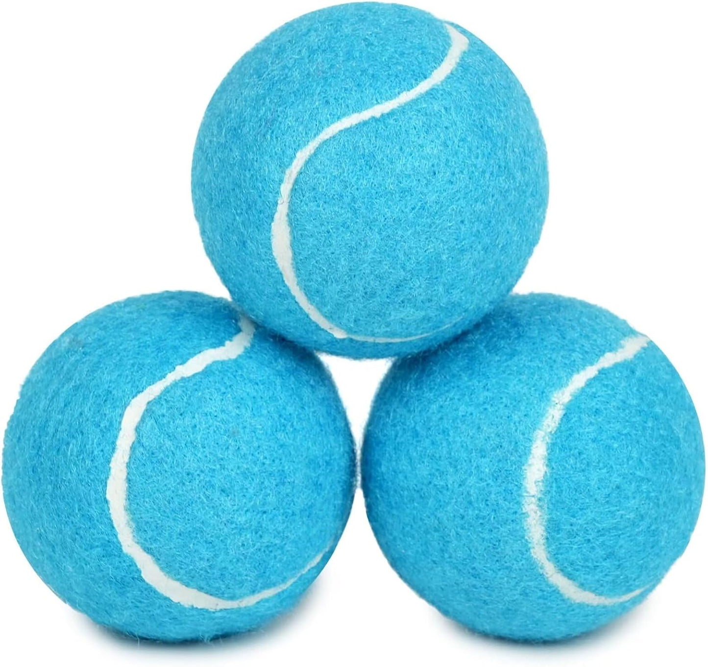 PrimePets Tennis Balls for Dogs, 2.5 Inch Thick Bouncy Ball for Dogs, Interactive Fetch Dog Toy Balls for Indoor Outdoor Play Fetch Dog Balls for Medium, Large Dogs