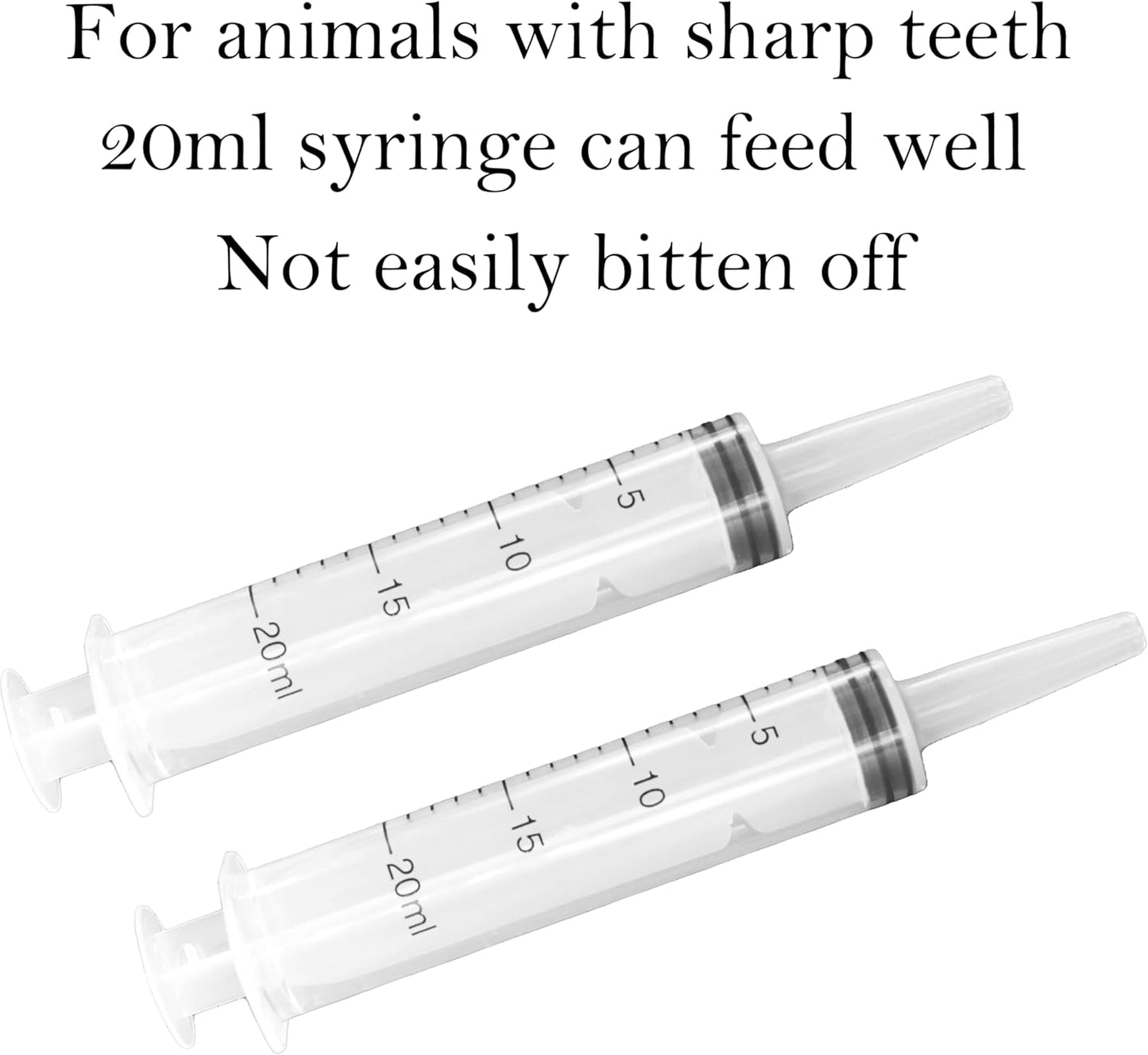 Silicone Feeding Nipple and Syringes for All Breed of Puppies and Other Animals Dongdong pet (4 Size Nipple+6 Syringes)