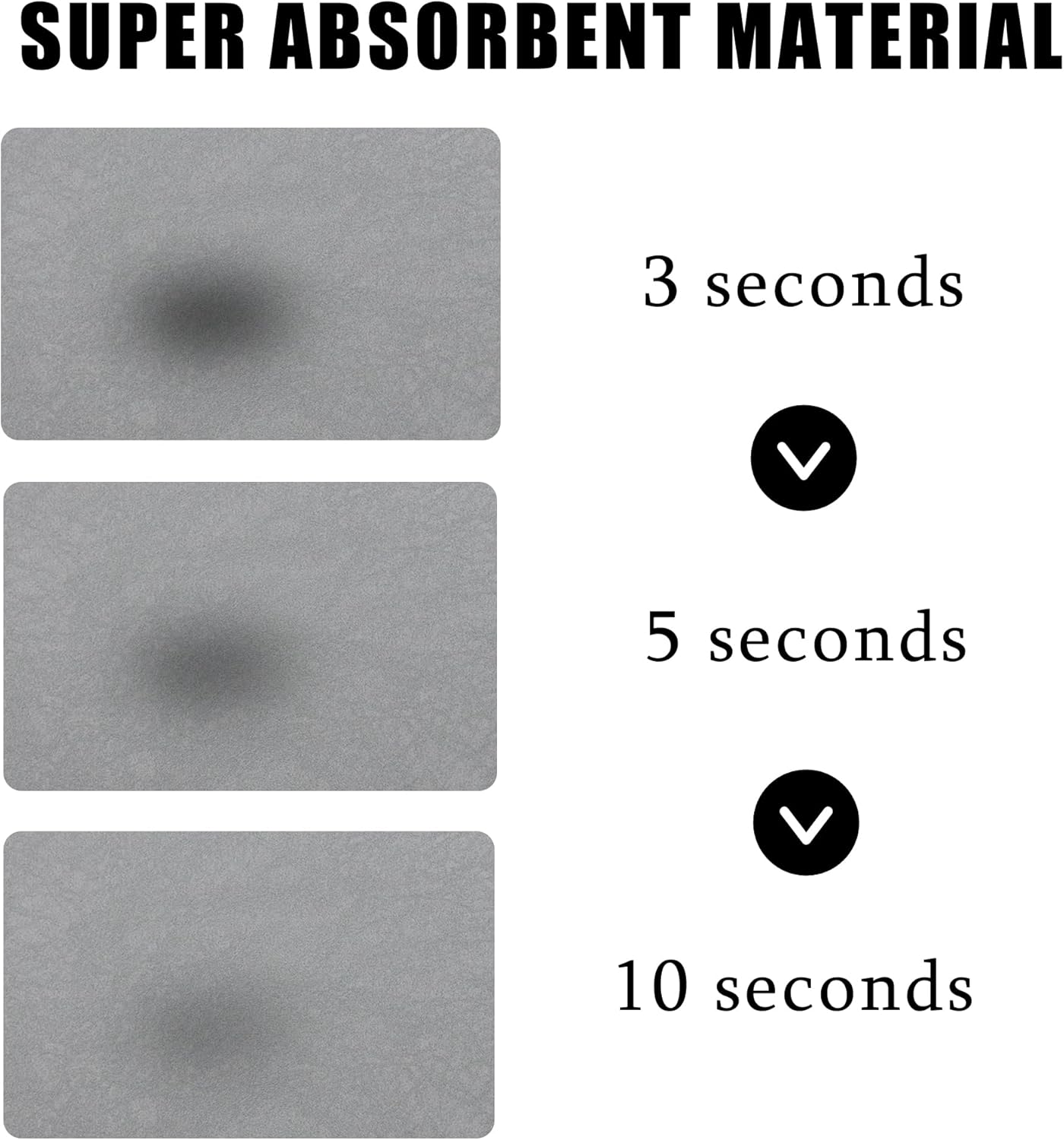 YCT Cat Pet Food Mat - Non-Slip Bottom Absorbent Quick Dry Feeding Mat for Dogs and Cats - Pet Supplies, 11.8"x18.1" Beige