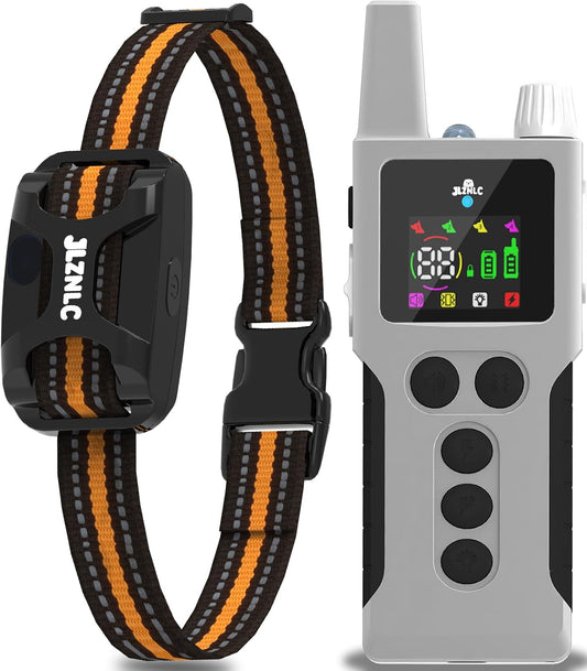 Dog Shock Collar - 4200FT Dog Training Collar with Remote Innovative IPX7 Waterproof with 4 Training Modes,Vibration and Shock,Rechargeable E-Collar for All Breeds