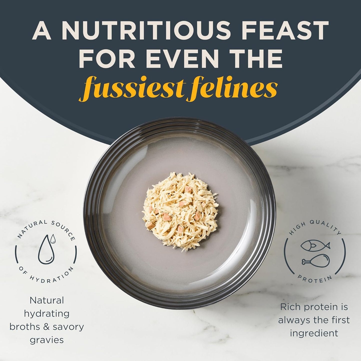 Reveal Natural Wet Cat Food, 18 Count, Grain Free, Limited Ingredient Cat Food Cups, Chicken with Duck in Broth, 2.12 oz Easy Peel Cups