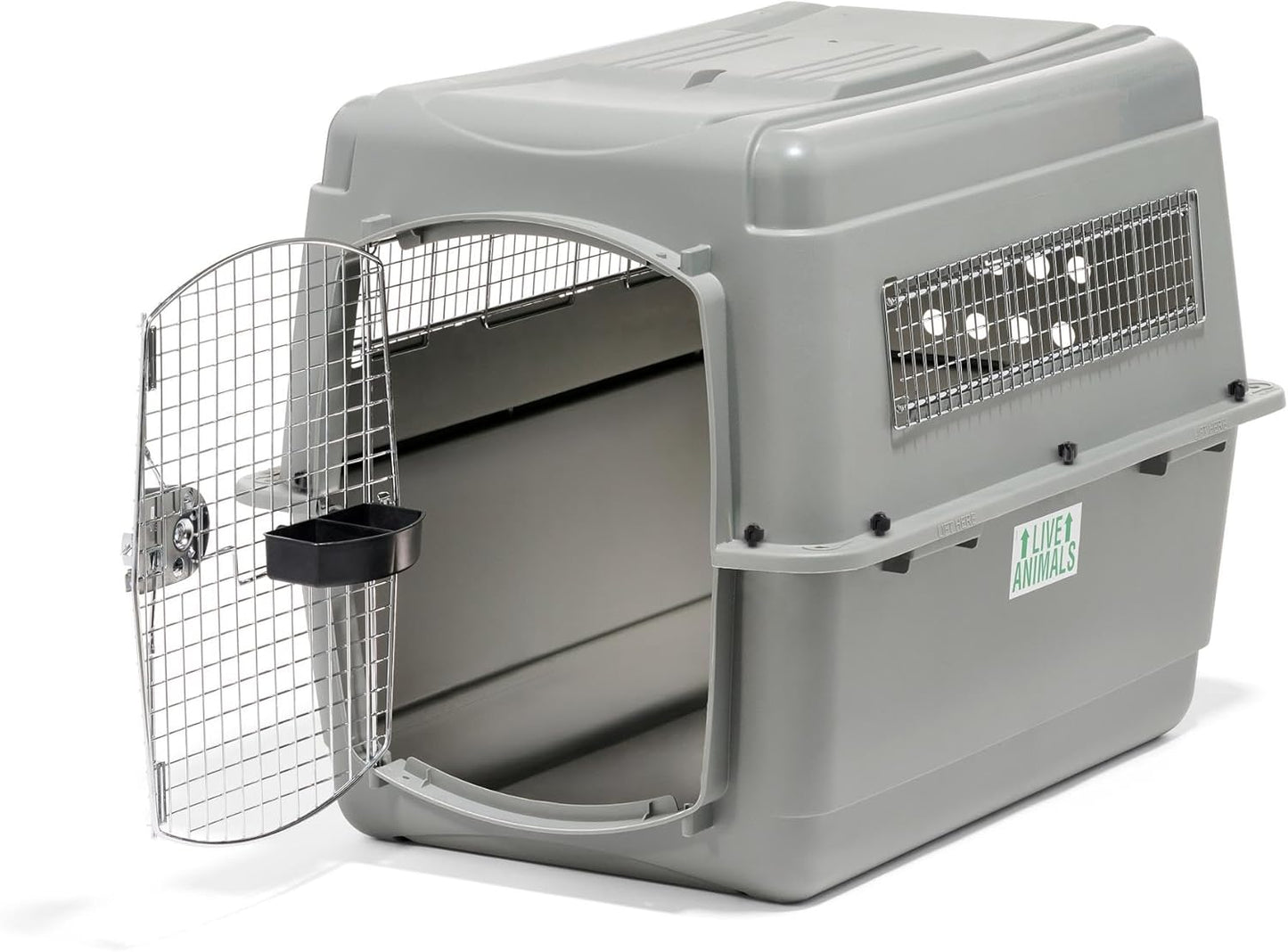 Petmate Sky Kennel - For Air and Travel, Airline Compliant Dog Crate for Pets 50-70 lbs, Heavy Duty Dog Kennel, Made in the USA- 36 Inches