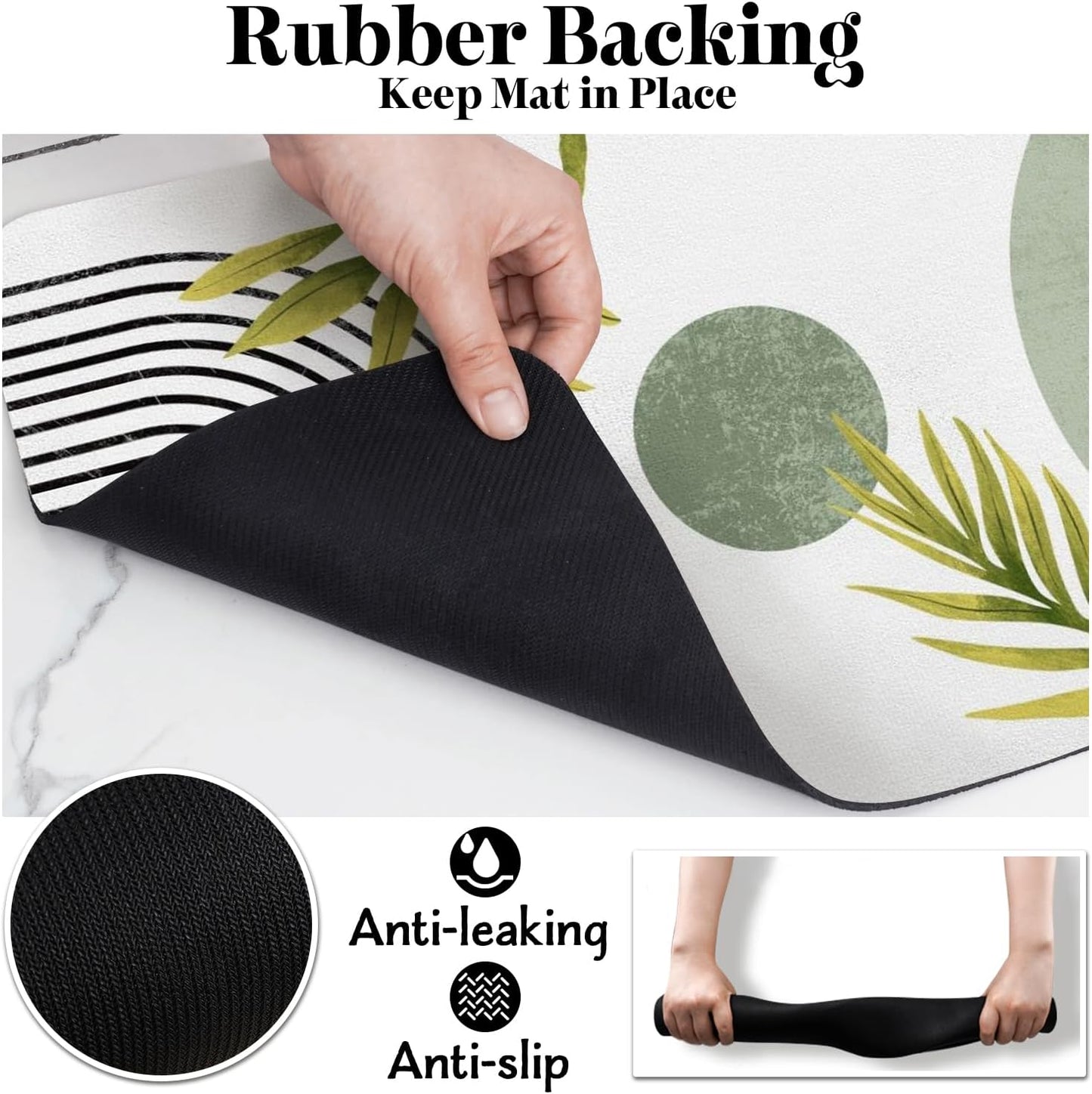 Dog Food Mats for Floors, Absorbent Dog Bowl Mat for Food and Water Dispenser Mat, Quick Dry Cat Food Mat Pet Supplies