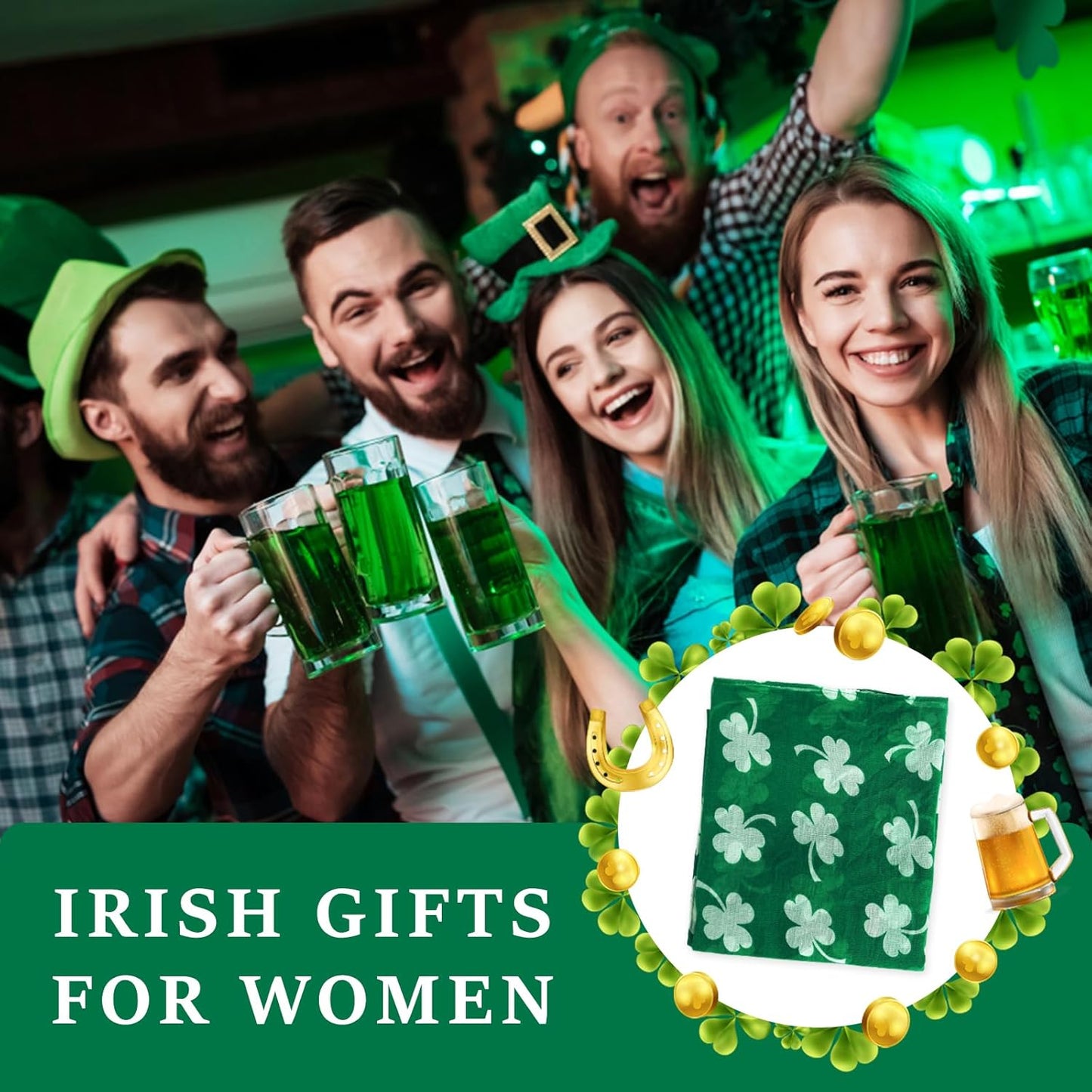 E-Clover Fashion Scarf for Women Lightweight Scarves Shawl Wrap for Spring/Summer Winter