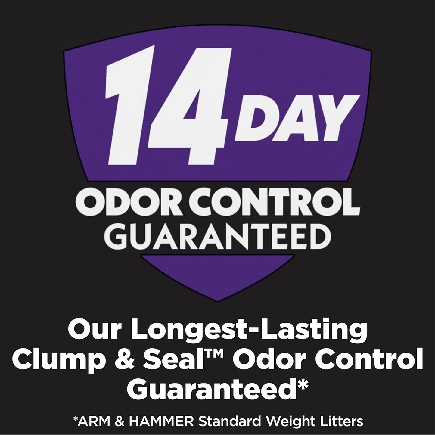 ARM & HAMMER Clump & Seal SLIDE Platinum Multi-Cat Clumping Litter, Easy Clean, Superior Odor Control, 18 Lbs