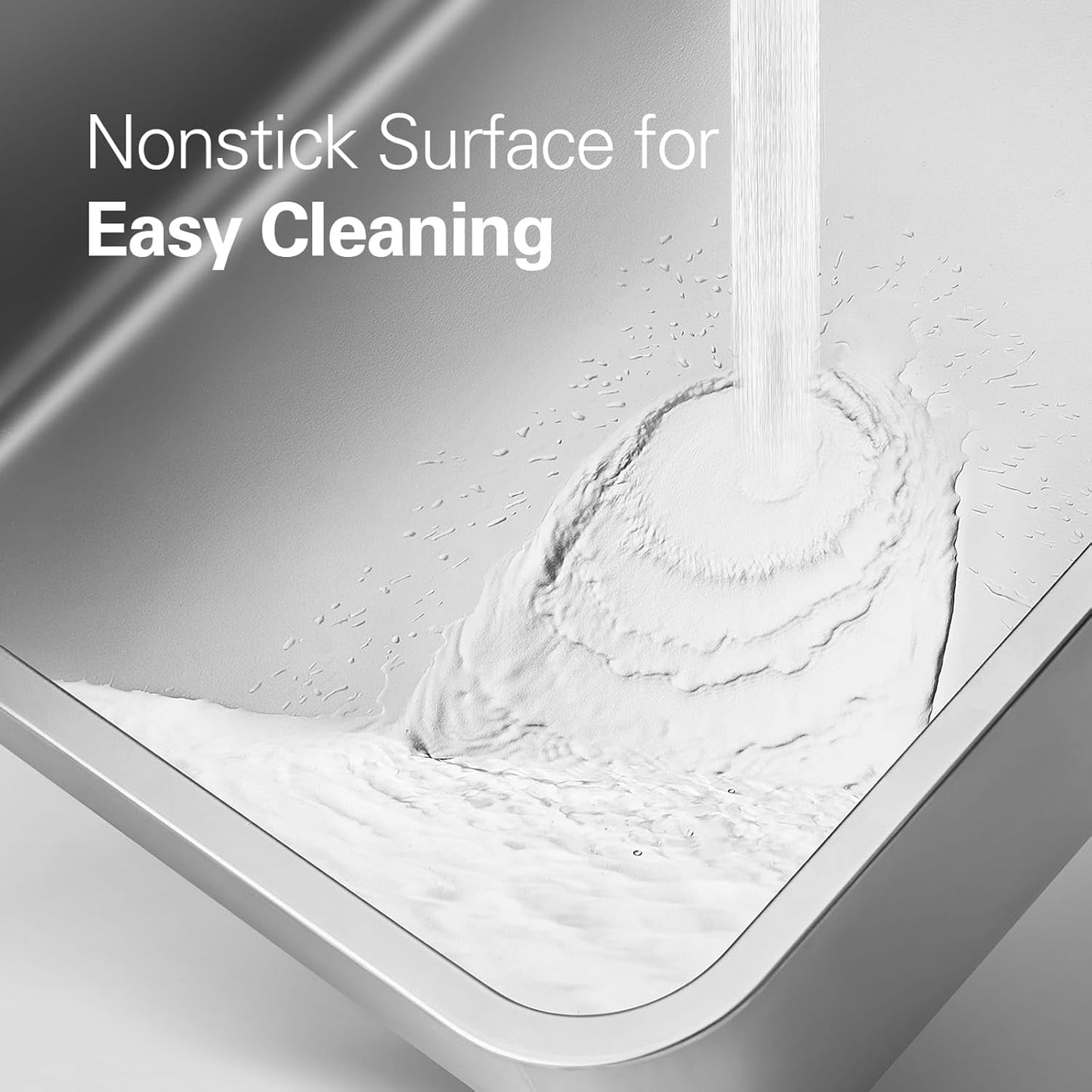 Zarler Stainless Steel Litter Box with Lid, Extra Large Cat Litter Boxes, XL Large Metal Litter Box for Big Cats with High Sided, Pink (Non-Sticky, Easy to Clean, Anti-Urine Leakage)