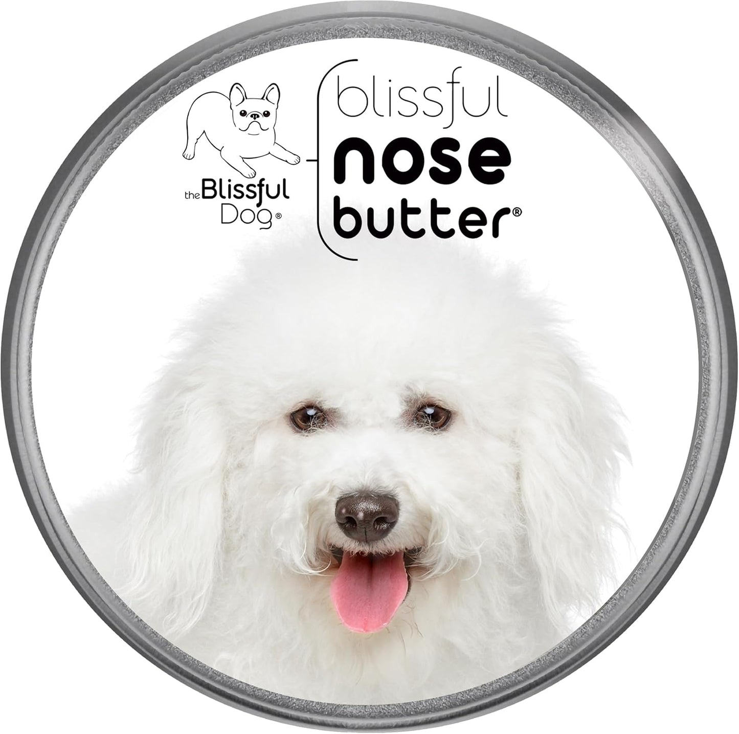 The Blissful Dog Bichon Frise Unscented Nose Butter, 4-Ounce