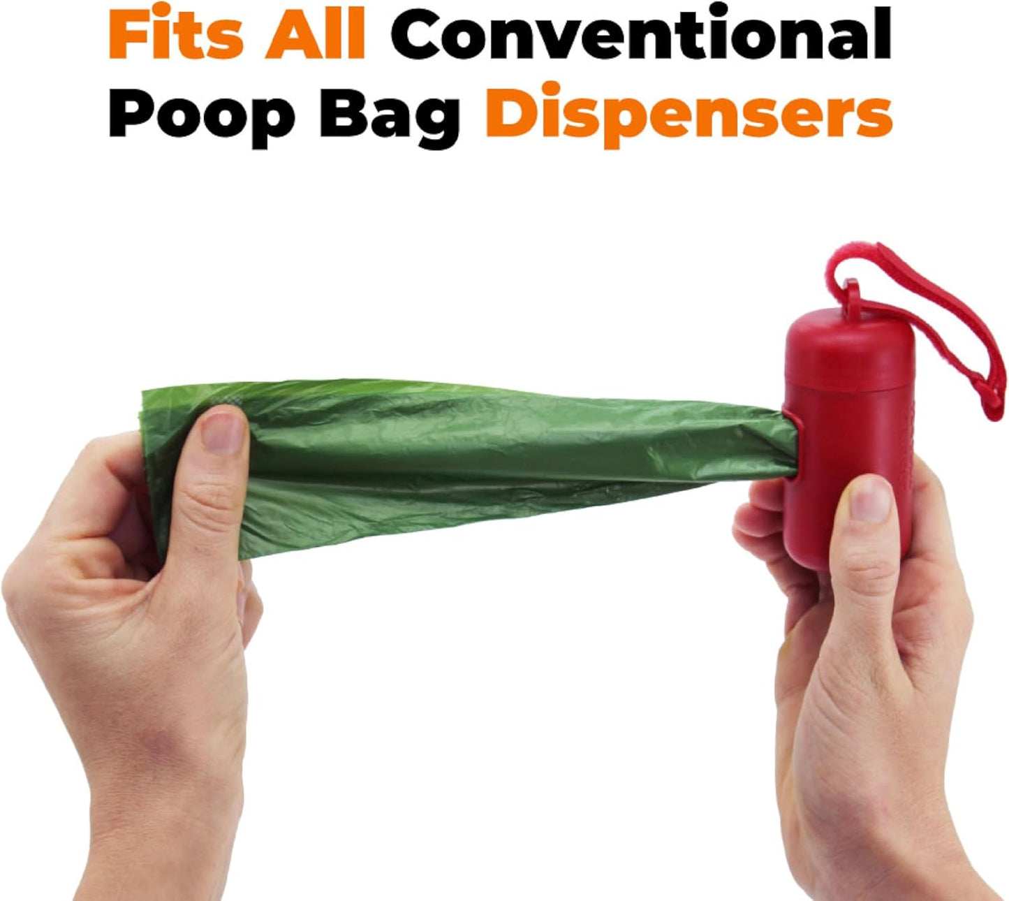 Best Pet Supplies Poop Bags for Dogs, 50% Post-Consumer Recycled Content dog waste bags on rolls, fits all poop bag holders for leashes - 150 Count, Green, Unscented