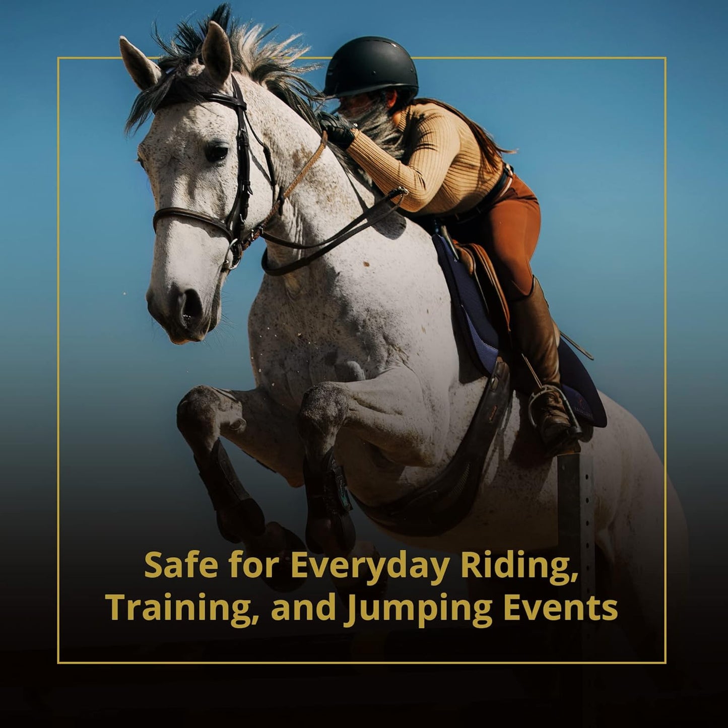 Kavallerie All-Purpose Saddle Pad with Quilted Anti-Slip Padding and Breathable Mesh Fabric for Maximum Airflow and Comfort, Works for English