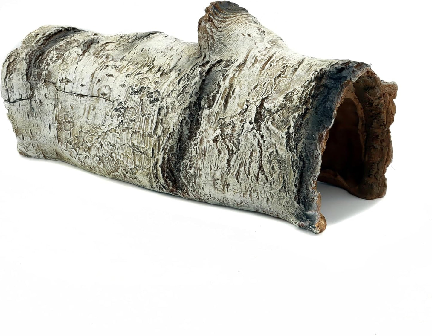 JIHAQUA Aquarium Resin Bark Terrarium Decor, Lizard, Snake or Reptile Hide,Lizard, Spider and Aquarium Fish Hide Cave (Medium Bark A)