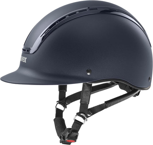 uvex suxxeed Active Horse Riding Helmet for Women & Men, Navy, S-M - Adjustable & Excellent Ventilated Helmet