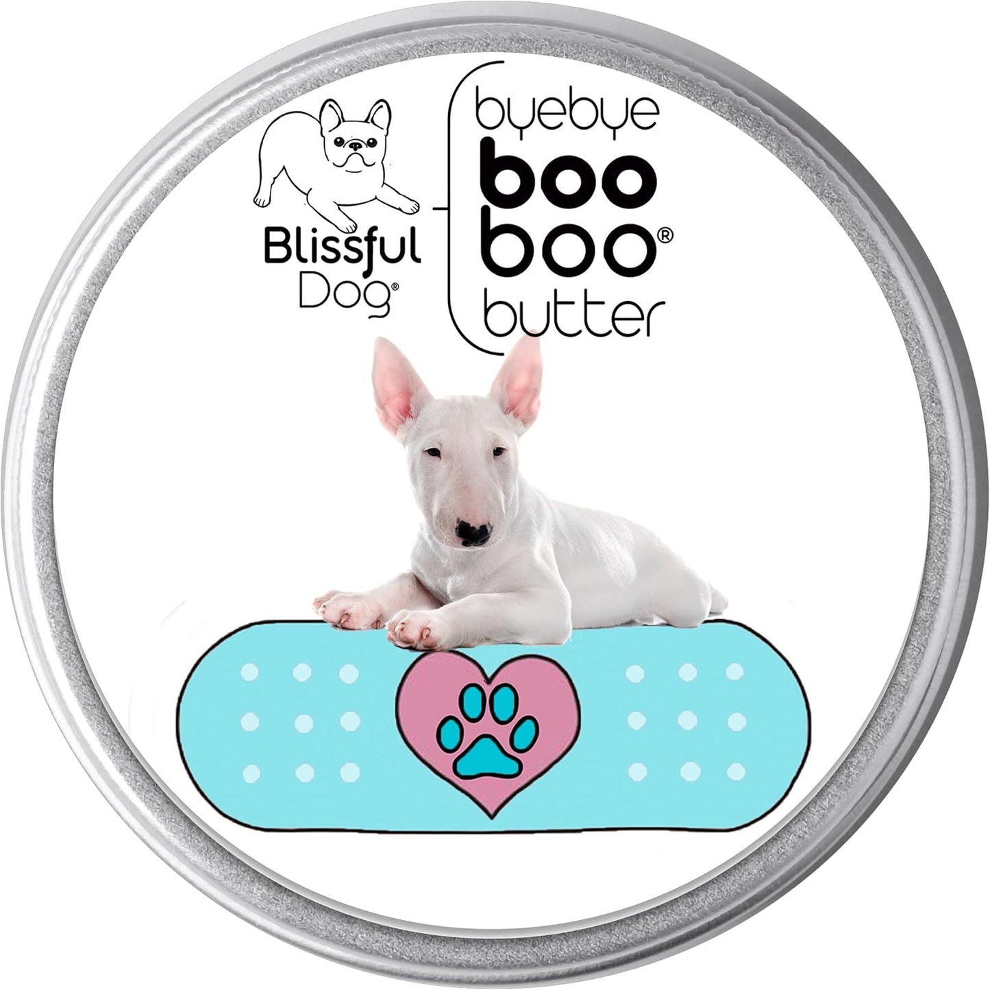 The Blissful Dog 1 oz TIN Bull Terrier Booboo Butter