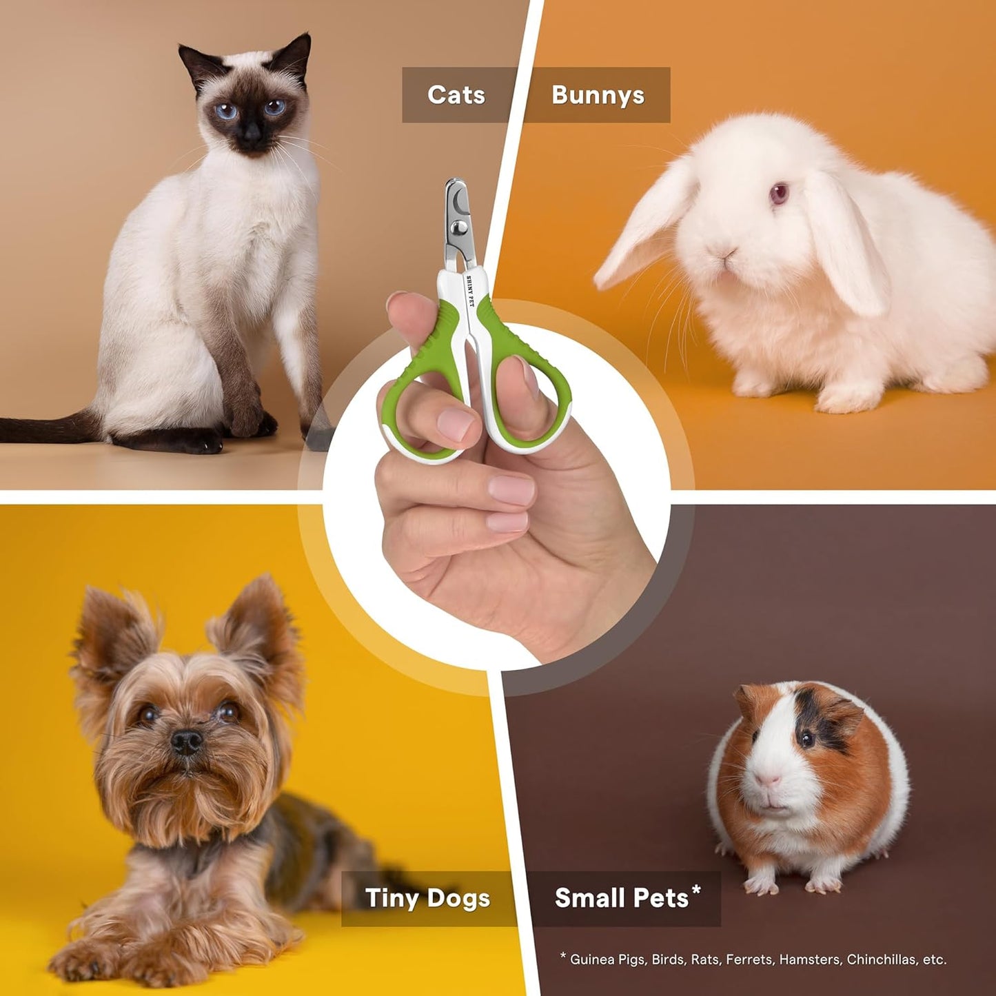 Cat Nail Clippers for Beginners and Groomers - Best Pet Nail Clippers & Claw Trimmer for Home Grooming Kit - Grooming Tool for Small Animals Tiny Dog Indoor Cat Bunny Rabbit Bird Kitten - Ebook Guide