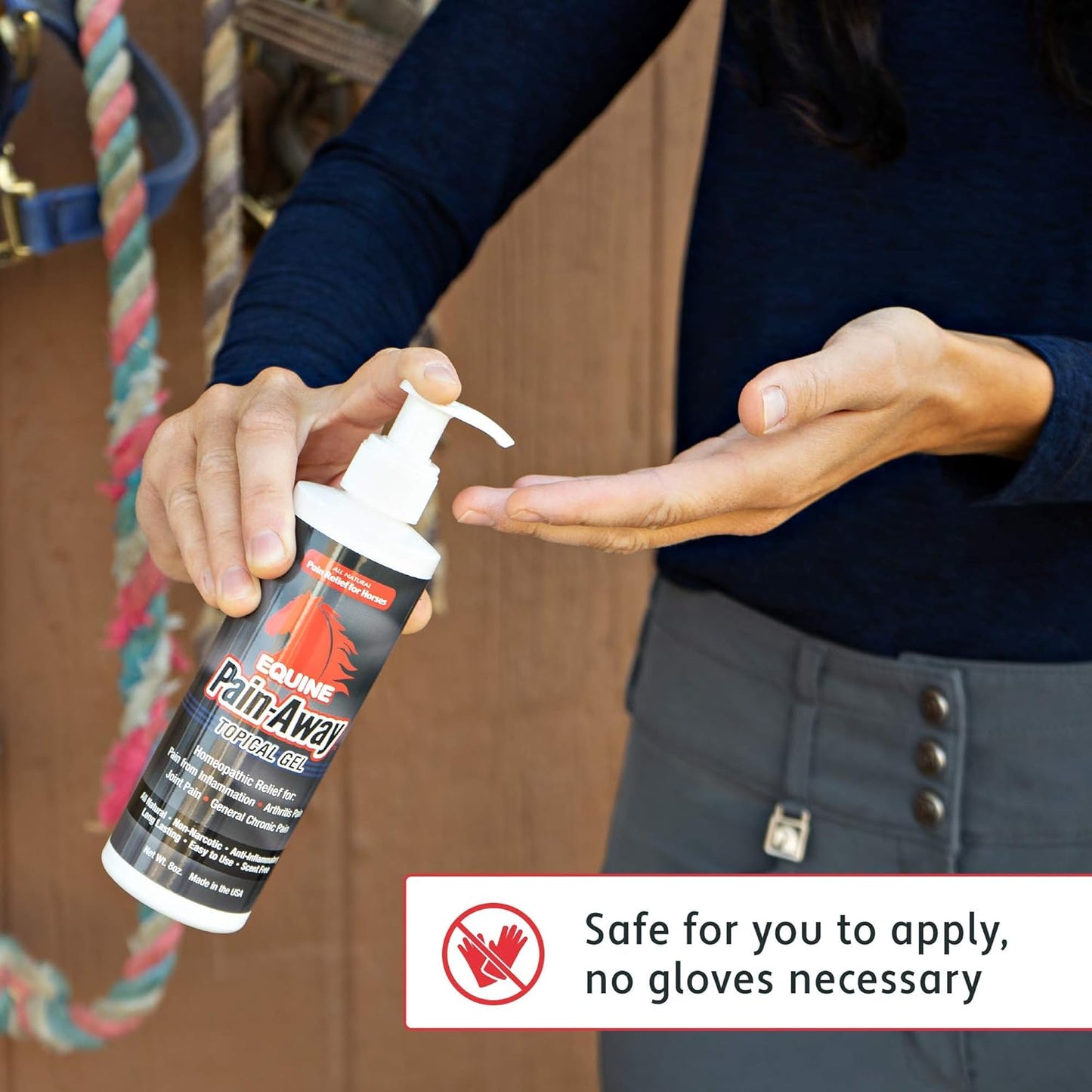 Liniment, All-Natural Chronic Pain Reliever for Horses, Relieves Pain from Arthritis, Hip Dysplasia, and Chronic Joint Pain, Homeopathic, Hypoallergenic, and NSAID-Free