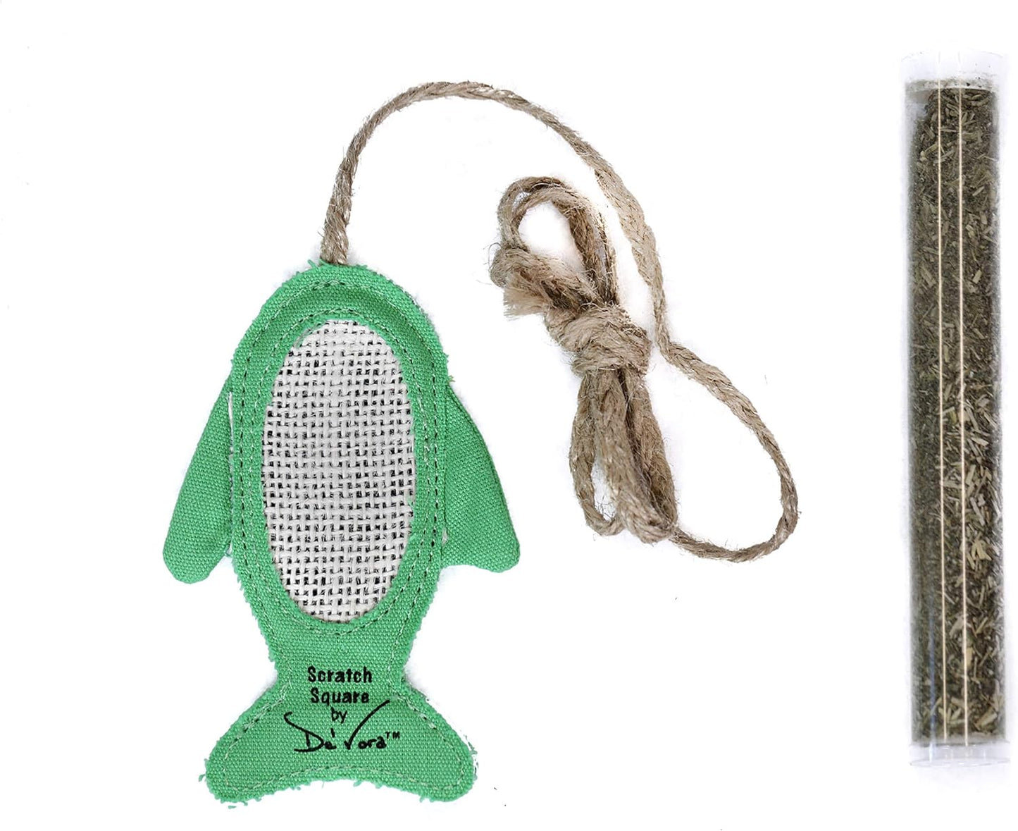 De' Vora Cat Scratcher Toy - Scratch, Play & File - Catnip Toys for Scratching Post - Cat