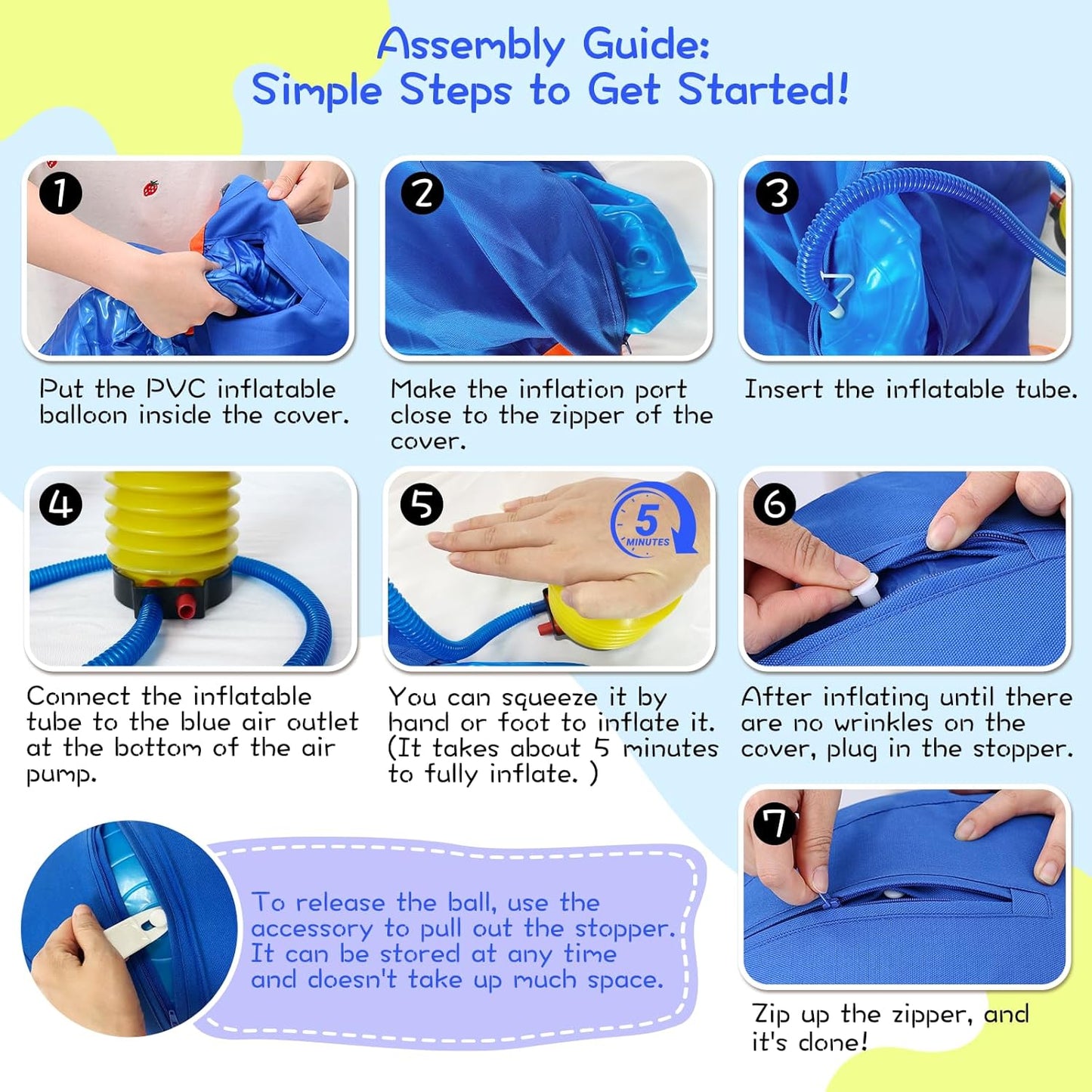 25" Herding Ball for Dogs – Durable Horse Ball Style Dog Toy with Cover – Dog Herding Toy for Outdoor Play, Training & Exercise – Great for Australian Shepherds & Large Breeds