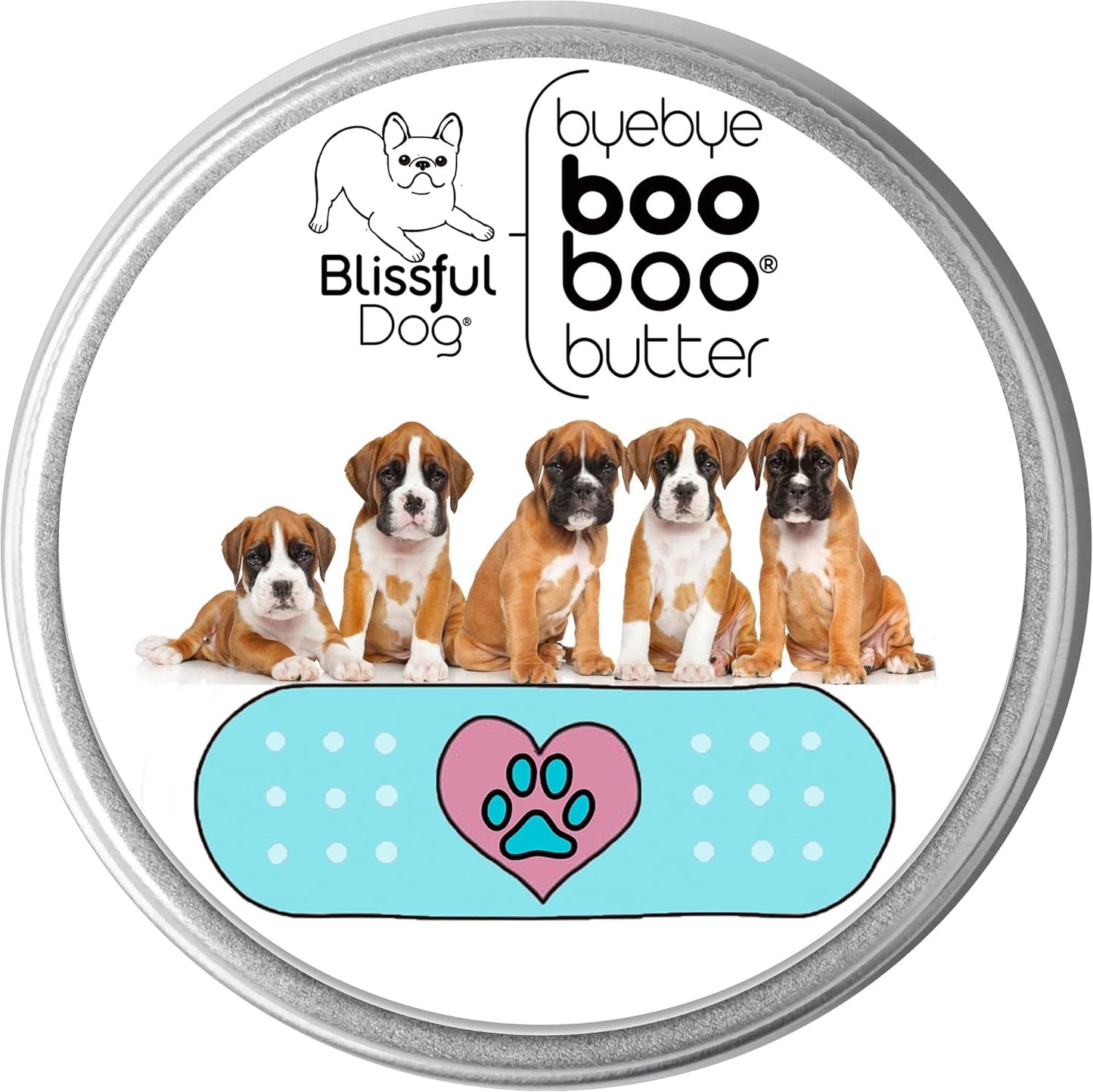The Blissful Dog 4 oz TIN Boxer Booboo Butter
