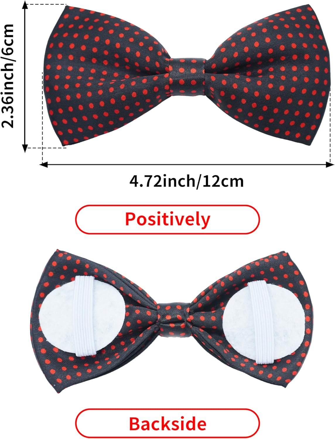 PET SHOW 5 Pack Pet Big Dogs Collar Embellishment Attachment Bow Ties for Medium Large Dogs Collar Charms Accessories Slides Bowties for Birthday Wedding Parties Assorted B Styles