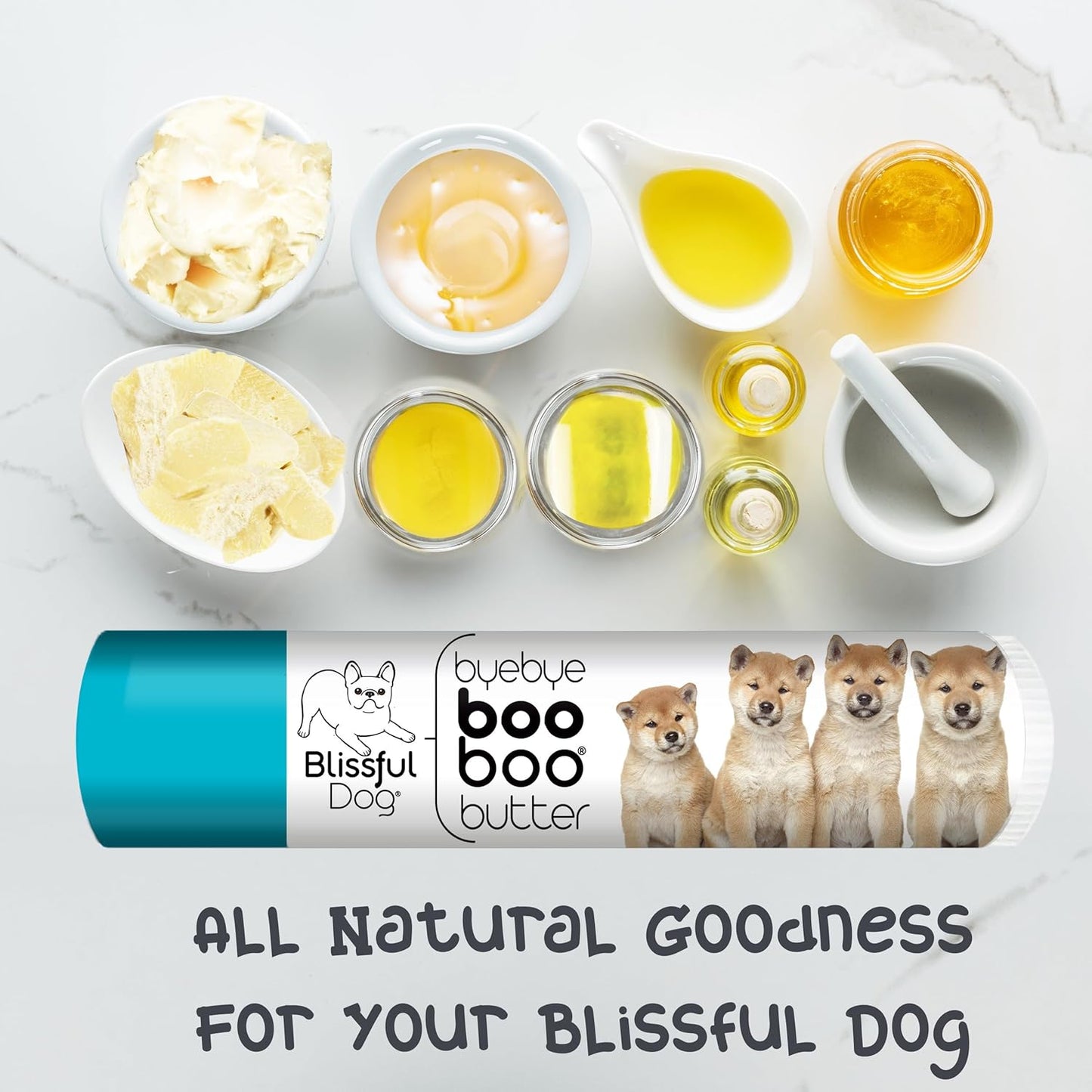 The Blissful Dog .15 oz Tube Shiba Inu Booboo Butter