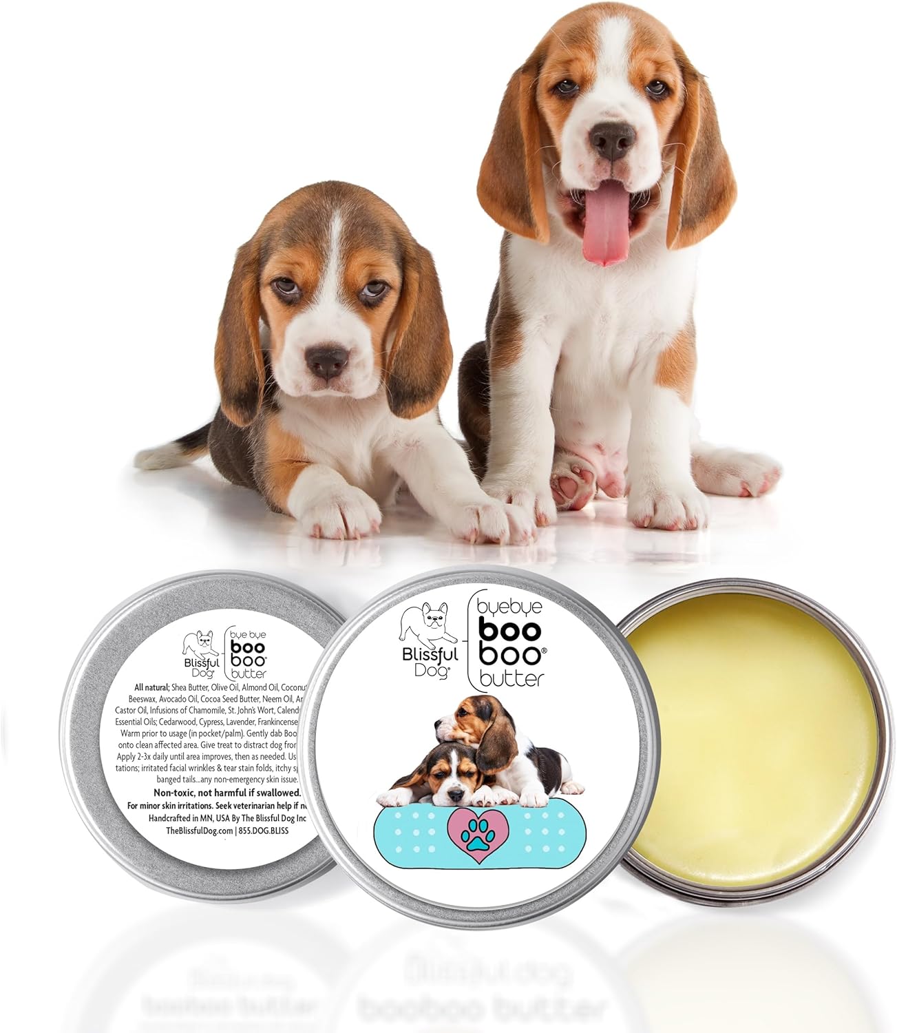 The Blissful Dog 2 oz TIN Beagle Booboo Butter