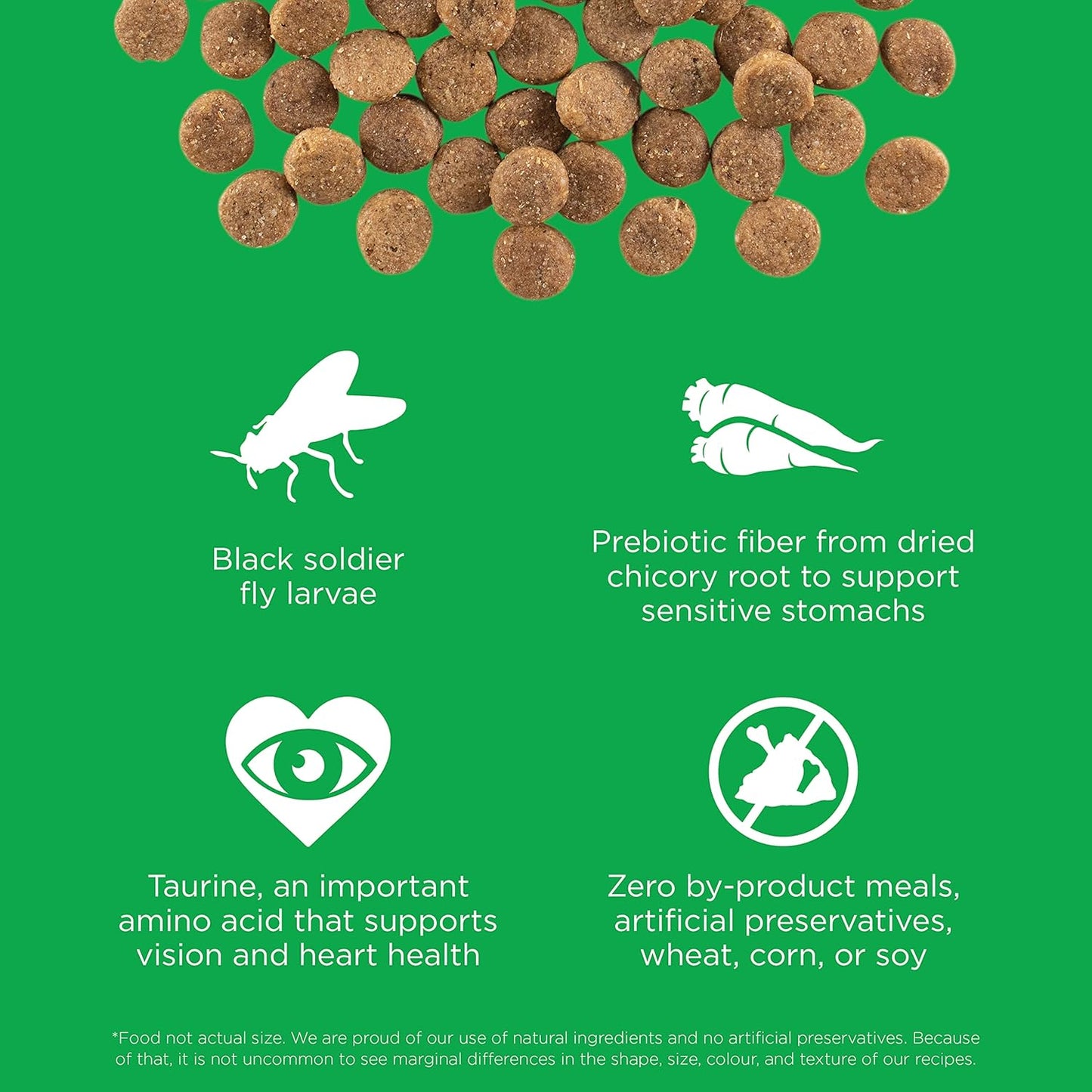 Go! Solutions Sensitivities Limited Ingredients, Grain-Free Dry Dog Food, Insect Recipe for Sensitive Stomach, 3.5 lb Bag