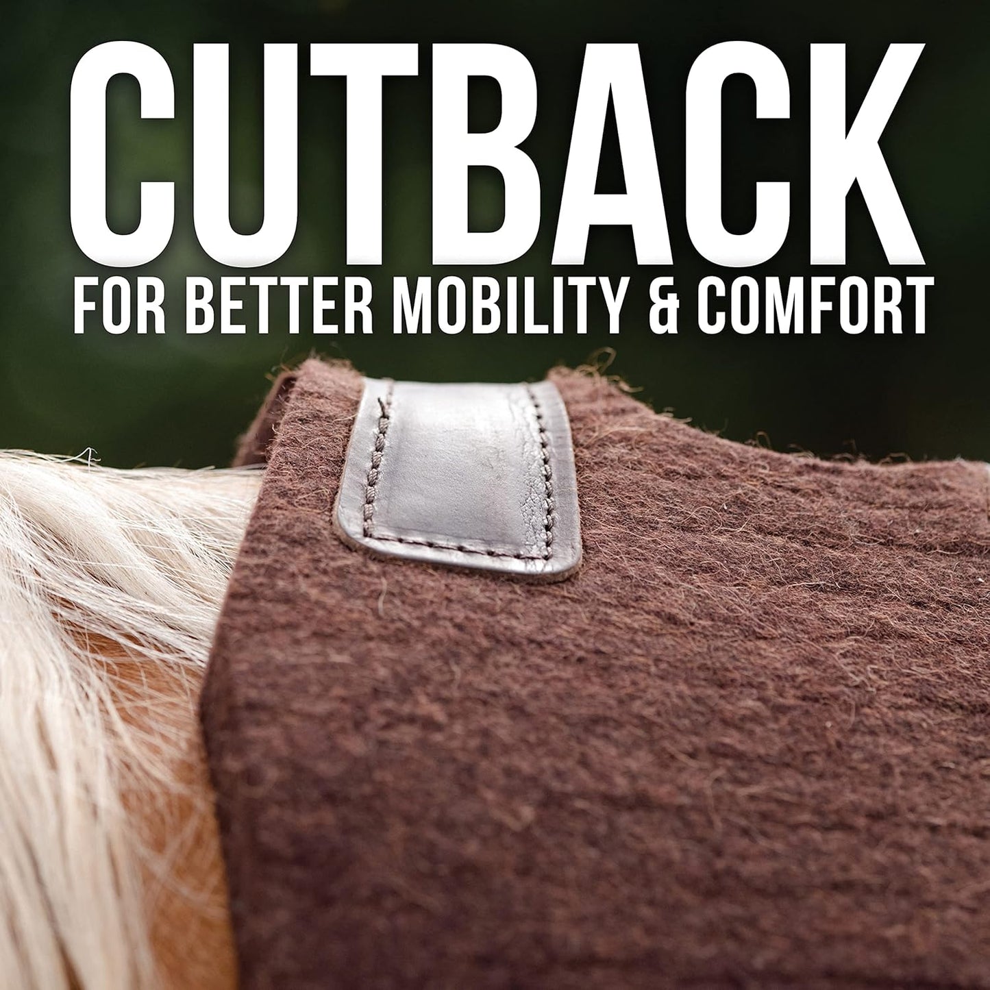 Professional's Choice 100% Steam-Pressed Wool Felt Saddle pad