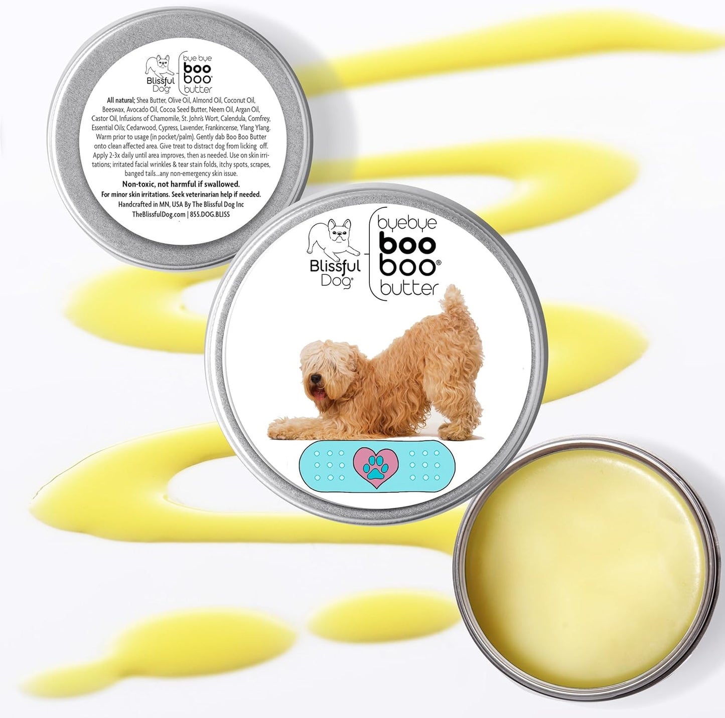 The Blissful Dog Soft Coated Wheaten Terrier Boo Boo Butter, 2 Ounce