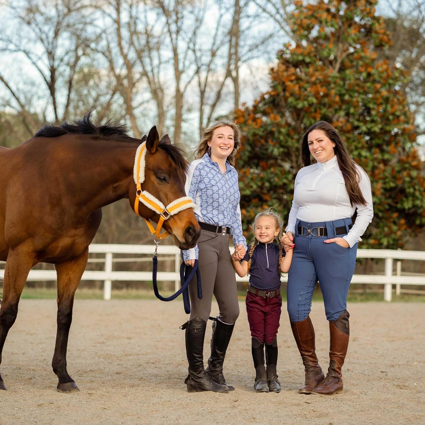 Equinavia Valkyrie Soft Ultra Fleece Padded Adjustable Breakaway Horse Halter - Golden Sunshine/White - Warmblood