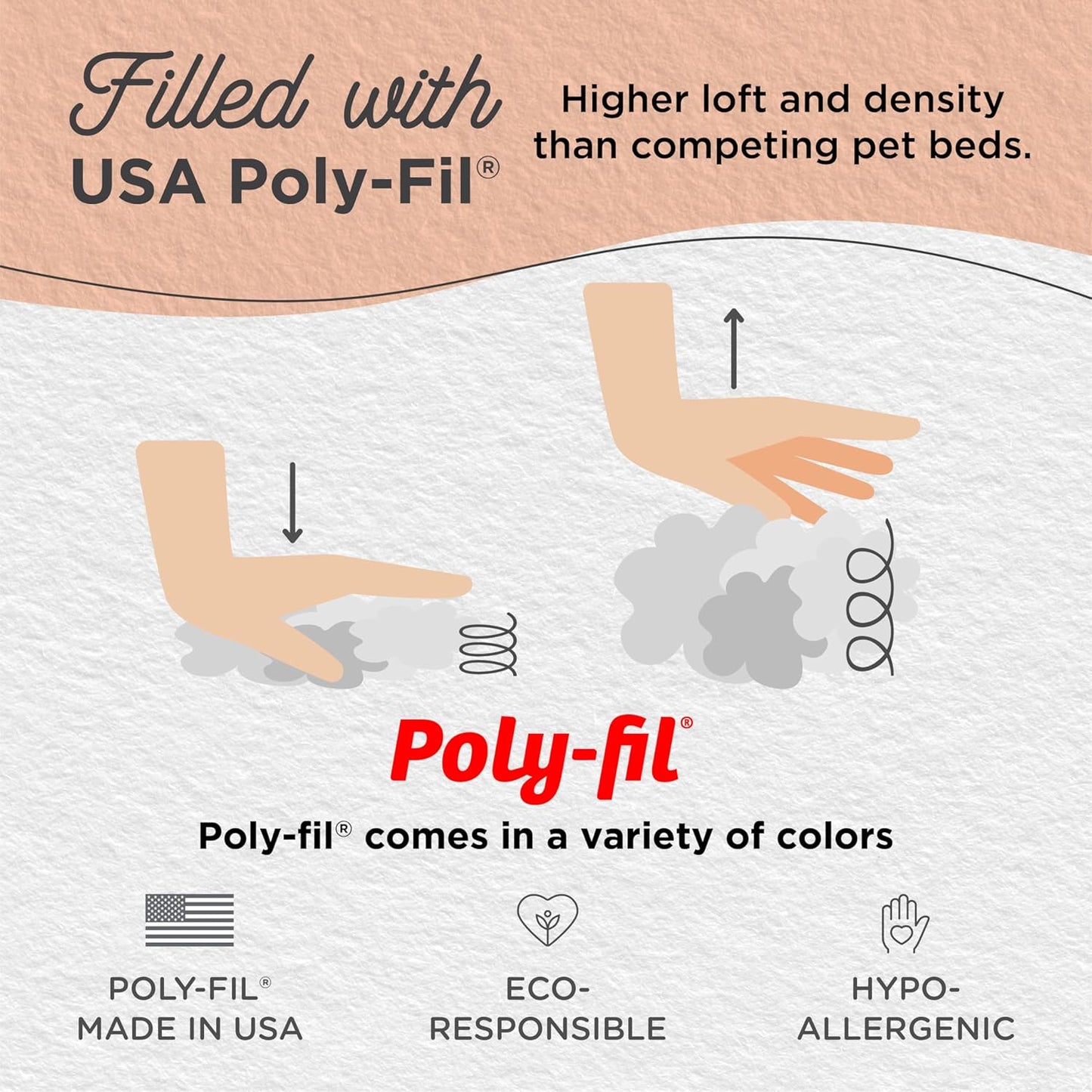 Best Friends by Sheri Original Calming Donut Dog and Cat Bed, Shag Faux Fur, Taupe, (30in x 30in) - Anxiety Relief for Pets Up to 45 lbs