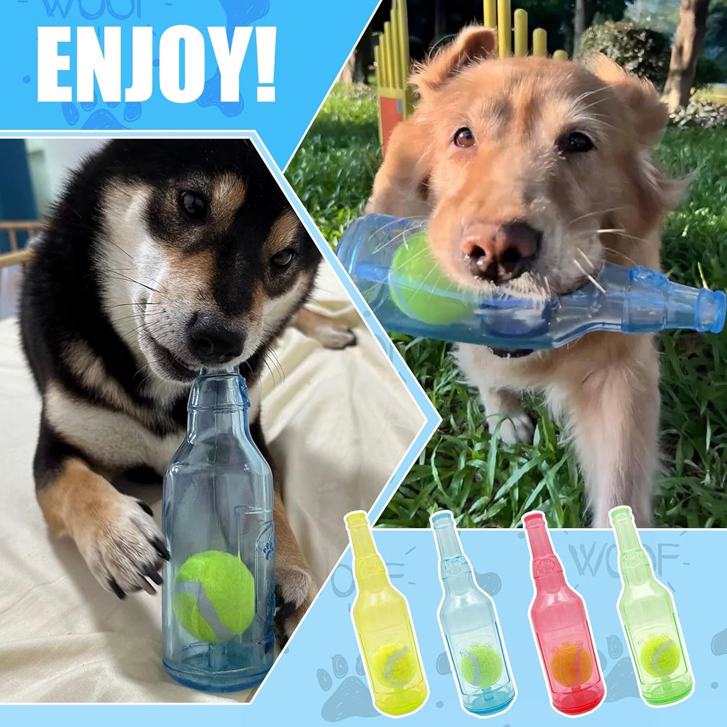 Dog Squeaky Floating Toy for Small Medium Large Dogs Training Fetch Indestructible Dog Chew Toy Indoor Pool Beach Outdoor Pet Supplies Green S