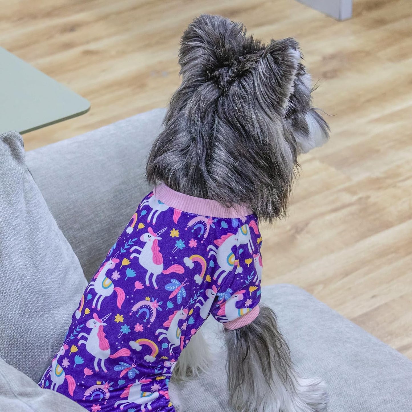 CuteBone Dog Christmas Pajamas Puppy Onesies Small Dogs Soft Pjs Coat Cat Apparel Comfy Pet Clothes Outfit Doggie Bodysuit P291S